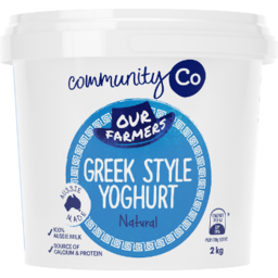 Photo of Comm Co Yoghurt Greek Style 2kg