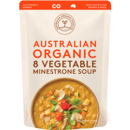 Photo of Australian Organic Food Co. Soup 8 Veg Minestrone 330gm