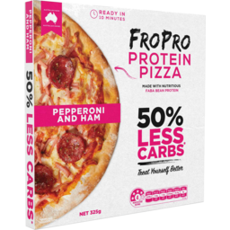 Photo of Fropro Protein Pizza Pepperoni & Ham 325g
