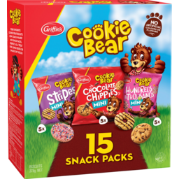 Photo of Griffins Cookie Bear Snack Pack 15 Pack