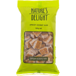 Photo of Natures Delight Apricot Coconut Slice 500gm