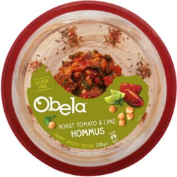 Photo of Obela Roast Tomato & Lime Garnished Hommus Dip