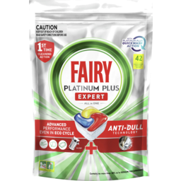 Photo of Fairy Platinum Plus Expert All In One Automatic Dishwasher Tablets 42 Count 