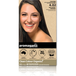 Photo of Aromaganic Org Hair Colour 4.02 Rich Cocoa Chestnut