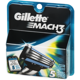 Photo of Gillette Mach3+ Razor Blade Refills, 5 Count