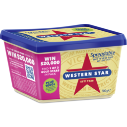 Photo of Western Star Spreadable Reduced Salt 500gm