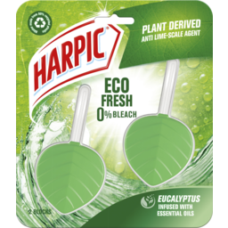 Photo of Harpic Eco Fresh Eucalyptus Toilet Block Twin Pack