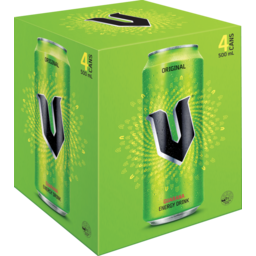 Photo of V Green Energy Drink 4 X 500ml 4.0x500ml
