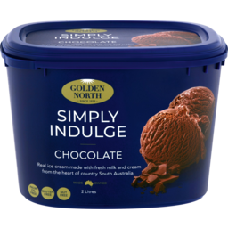 Photo of Golden North Simply Induge Chocolate Ice Cream 2l