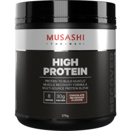 Photo of Musashi High Protein Chocolate Milkshake Flavour Powder 375g