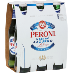 Photo of Peroni Beer Nastro Azzurro 6 Pack 330ml Bottle