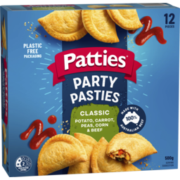 Photo of Patties Traditional Party Pasties 500g 12pk