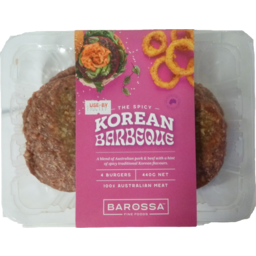 Photo of Barossa Korean BBQ Burgers440g