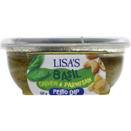 Photo of Lisas Pesto Dip Basil, Cashew & Parmesan