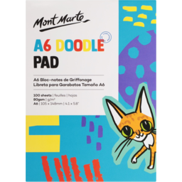 Photo of Mm Doodle Pad A6 100 Sheet