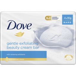 Photo of Dove Beauty Cream Bar Exfoliating Soap 360 Gr 4 Bars 