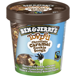 Photo of Ben & Jerry's Ice Cream Topped Choc Caramel Cookie 438.000 Ml 438ml
