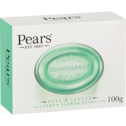 Photo of Pears Pure & Gentle Soap With Lemon Flower Extract 100g 100g