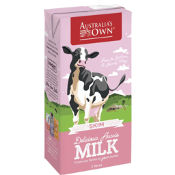 Photo of Milk, UHT Australia's Own Skim