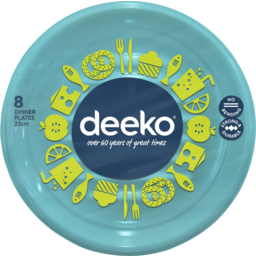 Photo of Deeko Plastic Dinner Plates 8's