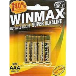 Photo of Winmax Aa4 Ultra Alkaline 4pk