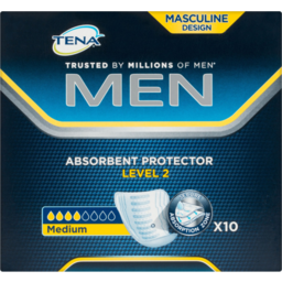 Photo of Tena Men Medium Level 2 Incontinence Pads 10 Pack
