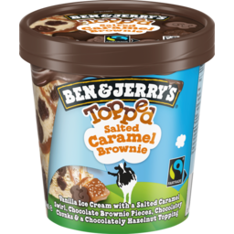 Photo of Ben & Jerry’S Ice Cream Topped Salted Caramel Brownie 438.000 Ml 438ml
