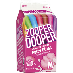 Photo of Zooper Dooper Fairy Floss Milk 600ml 600ml