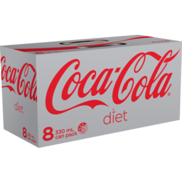 Photo of Coca Cola Diet Cans 330ml 8 Pack