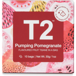 Photo of T2 Fruit Tea Pumping Pomegranate 10 Pack