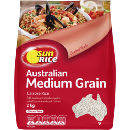Photo of Sunrice Australian Medium Grain Calrose Rice 2kg