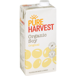 Photo of Pureharvest Soy Milk Original No Cane Sugar 1l
