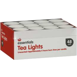Photo of WW Tea Lights Unscented 48 Pack