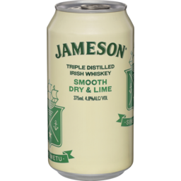 Photo of Jameson Triple Distilled Irish Whiskey Smooth Dry & Lime 375ml