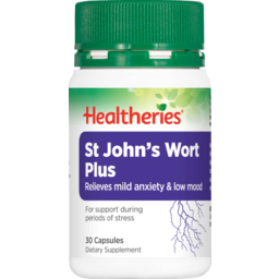 Photo of Healtheries St Johns Wort Plus 30 Pack