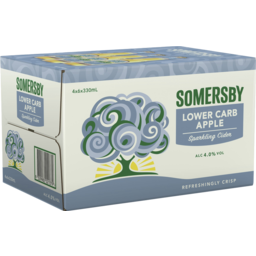 Photo of Somersby Lower Carb Apple Cider Bottle 330ml 24 Pack