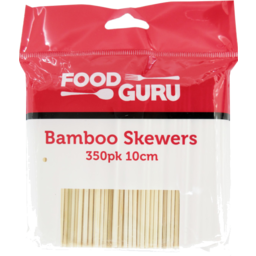Photo of Food Guru Bamboo Skewers 10cm 350 Pack