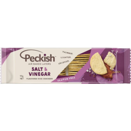 Photo of Peckish Rice Crackers Salt & Vinegar
