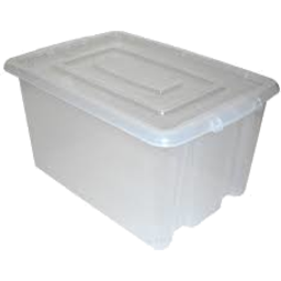 Photo of Houseware Storage Box Clear Lid 52lt