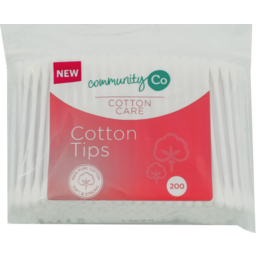 Photo of Community Co. Cotton Tips 200pk