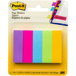 Photo of Post-It® Page Markers, 670-5au, 12.7mm X 44.4