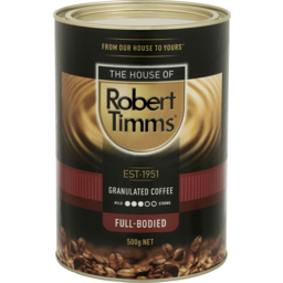 Photo of Robert Timms Full Bodied Granulated Instant Coffee 500g