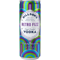 Photo of Billson's Vodka with Rainbow Sherbert Can