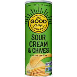 Photo of THE GOOD CRISP COMPANY Sour Cream & Chives Potato Crisps