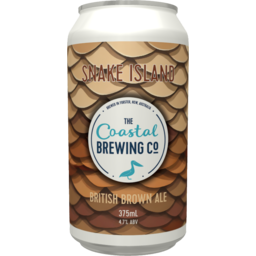 Photo of Coastal Brewing Snake Island Brown Ale Can 375ml