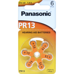 Photo of Panasonic Battery Hearing Aid PR48 6 Pack