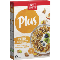 Photo of Uncle Tobys Plus Protein Breakfast Cereal With Oat Clusters & Peach 620g 