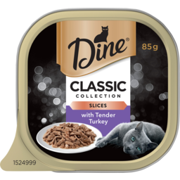Photo of Dine Cuts In Gravy With Turkey Cat Food Tray 85g
