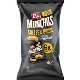 Photo of Eta Munchos Cheese & Onion 6 Pack