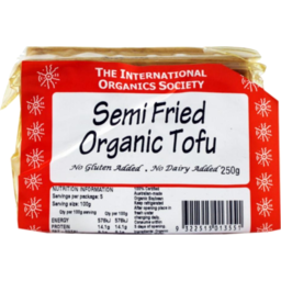 Photo of THE INTERNATIONAL ORGANIC SOCIETY Org Semi Fried Tofu